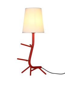 M7252  Centipede Table Lamp 1 Light Red
